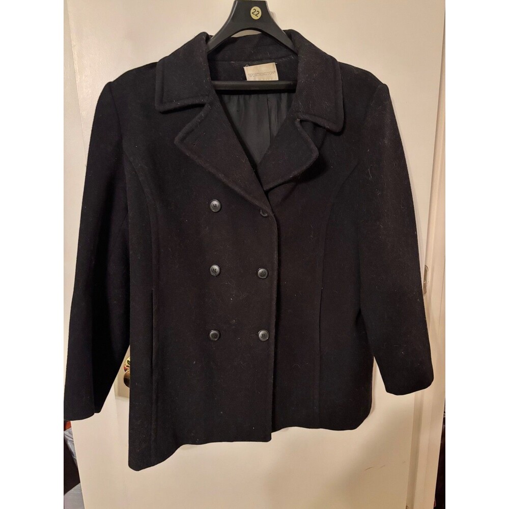Women’s 2X wool pea coat